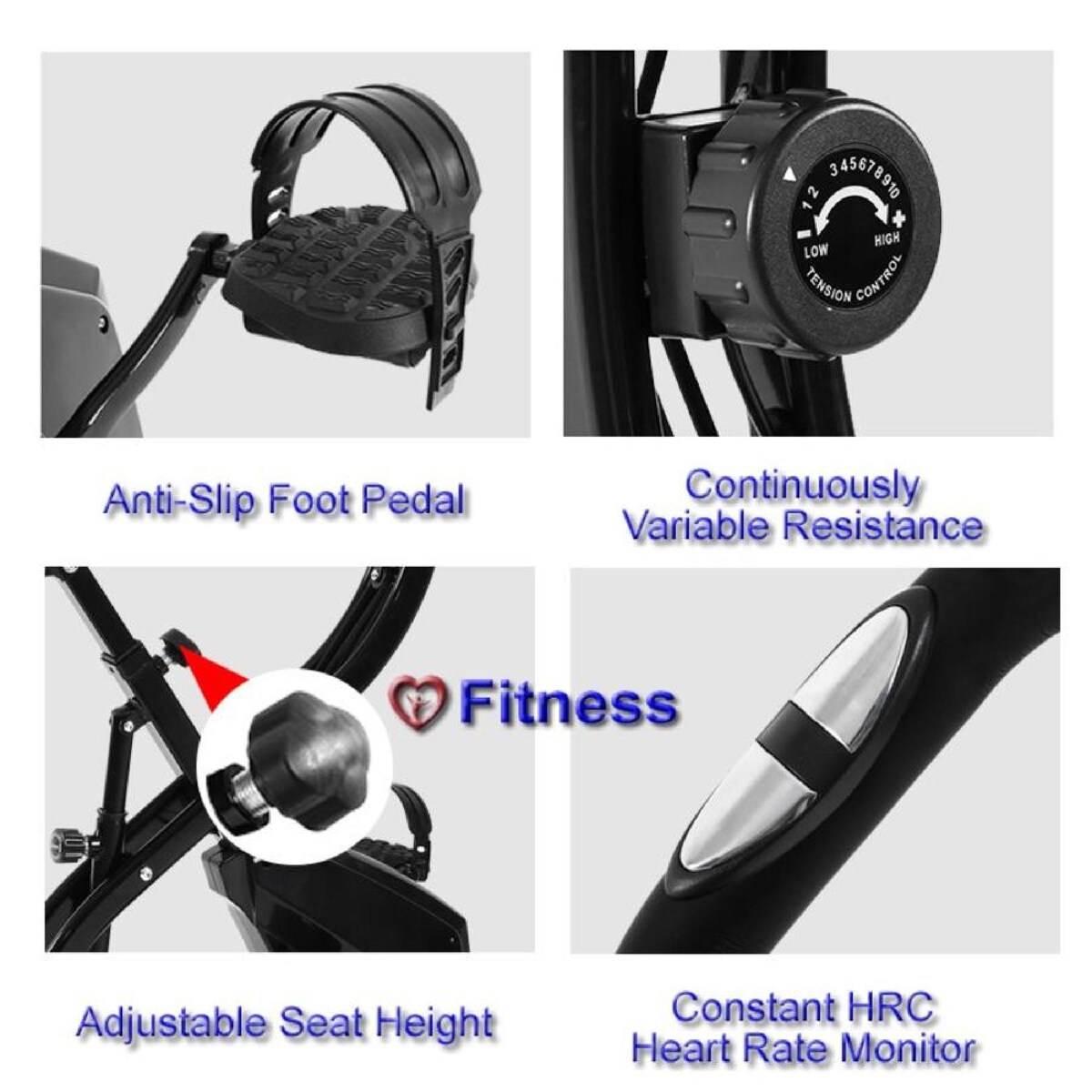 Indoor Magnetic Exercise Bike (X Shape) - Image 2