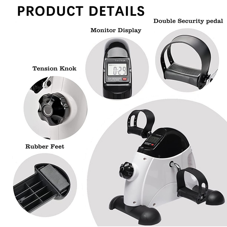 Portable Exercise Pedal Bike for Legs and Arms - Image 2