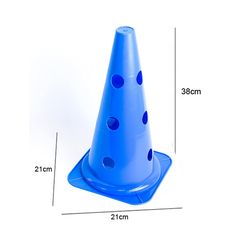 38CM Marking Cones With Hole (Pack of 6)