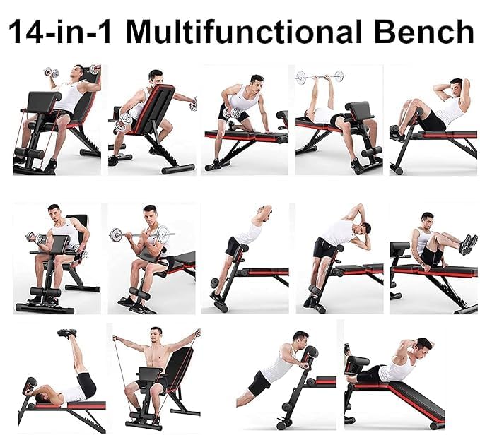 Adjustable Weight Bench With Armrest - Image 6