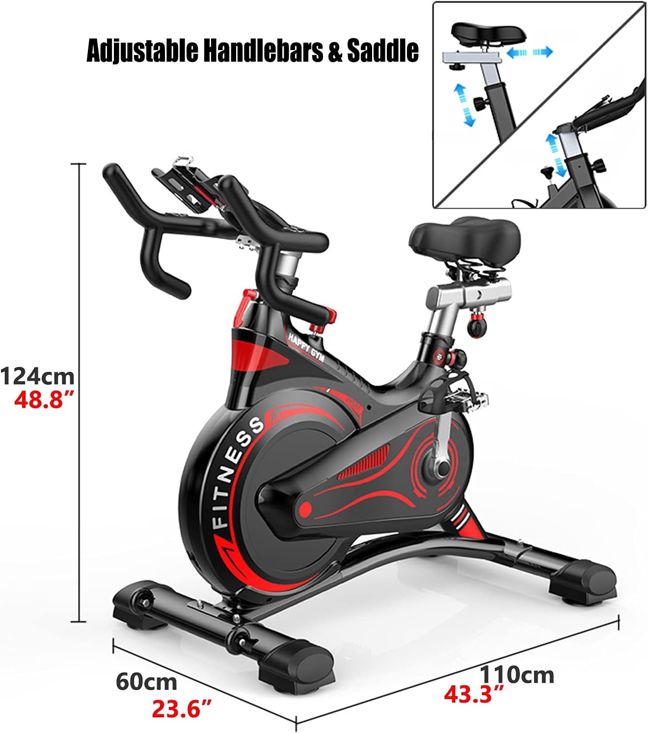 Professional Indoor Magnetic Exercise Bike - Image 6