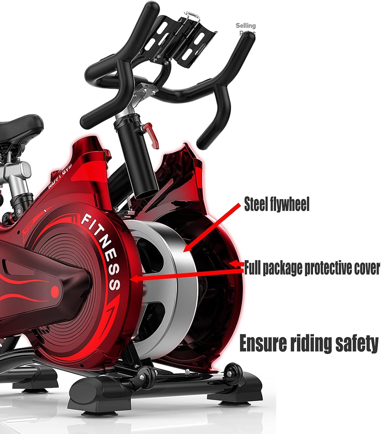 Professional Indoor Magnetic Exercise Bike - Image 3