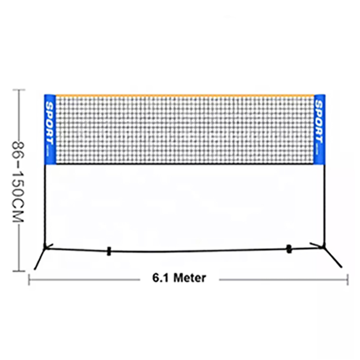 Badminton Portable Net (6.1 Meter)