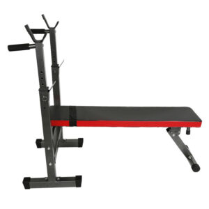 Multifunctional Adjustable Station Barbell Rack Bench Press