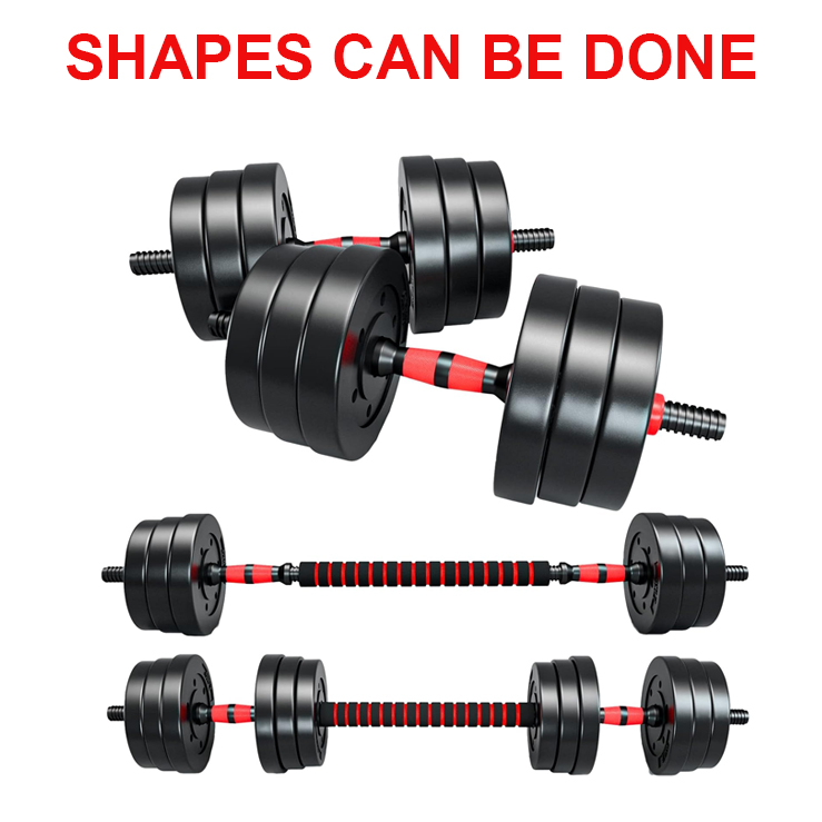 15KG Adjustable Cement Dumbbells Set - Image 2