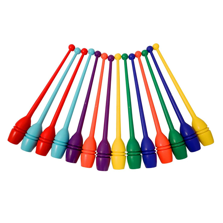 42cm Rhythmic Gymnastics Clubs (3 Pairs Pack) - Image 3