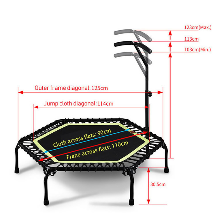 Hex Exercise Trampoline (50 Inches) - Image 3