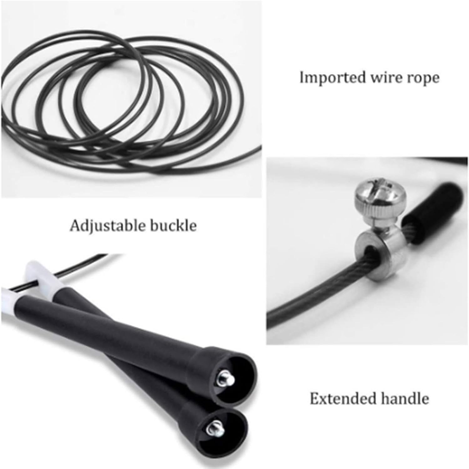 Skipping Rope with Plastic Handles - Image 3
