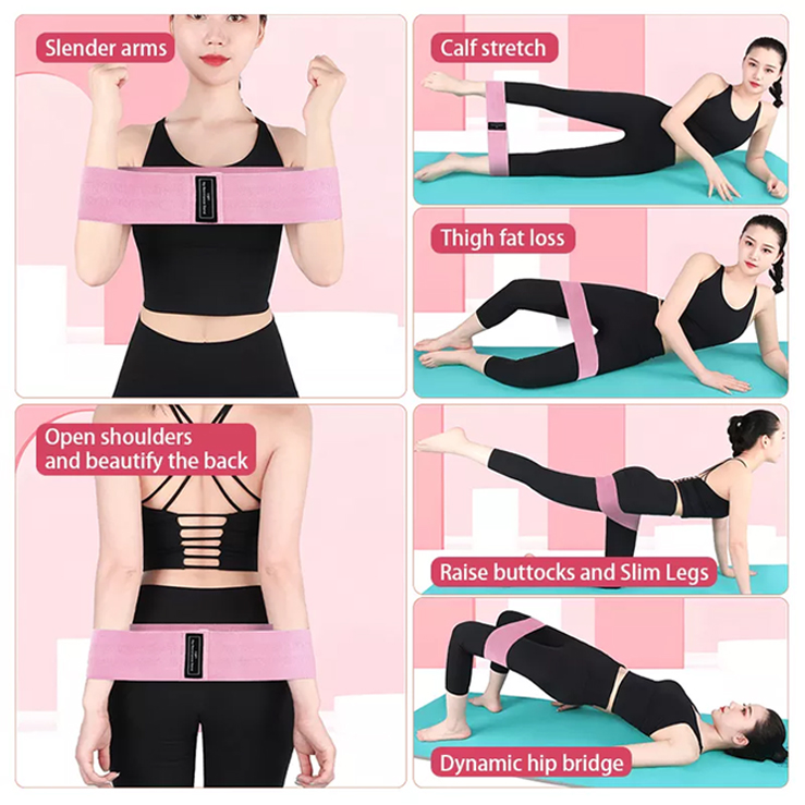 Fabric Resistance Bands Set of 5 - Image 4