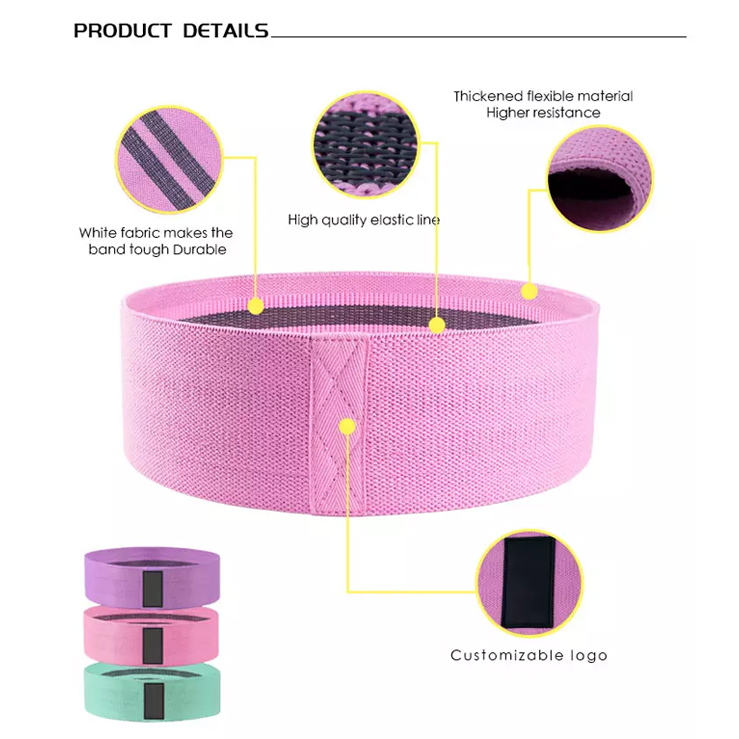 Fabric Resistance Bands Set of 5 - Image 3