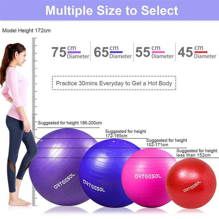 Exercise Ball 65cm - Image 2