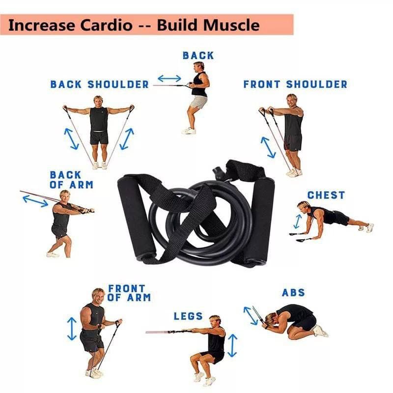 Resistance Training Elastic Rope (Blue) - الصورة 4