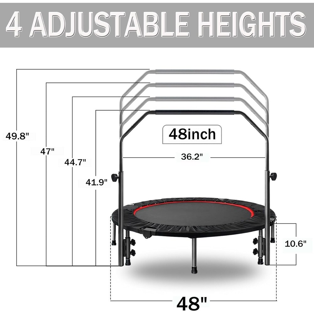 Round Trampoline With Handle (48Inches) - الصورة 3